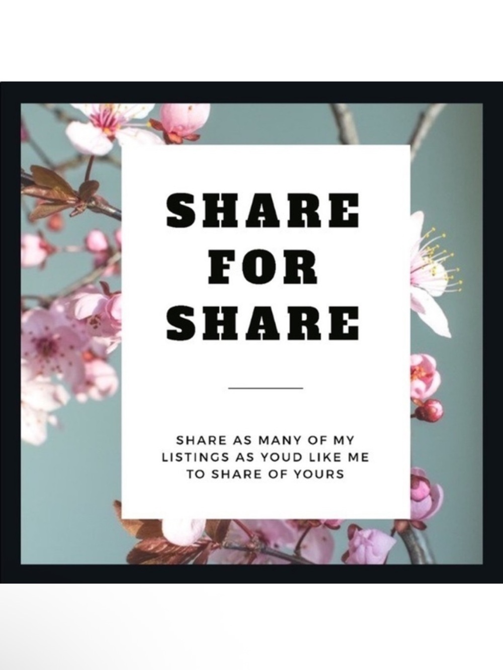 *New* DO NOT FORGET TO COMMENT YOUR SHARES/ SHARE FOR SHARE